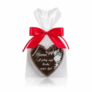 Čokoládové srdiečko PRE MAMU, vzor 04