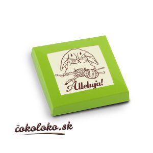 Veľkonočné čokoládky (5x5 cm), vzor 02