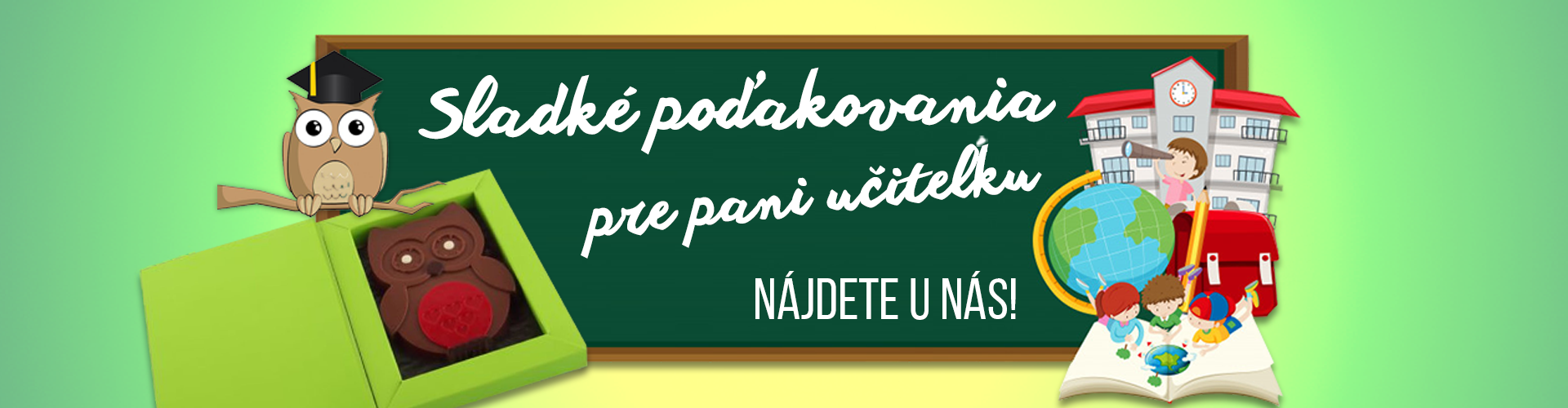 Darčeky pre pani učiteľku