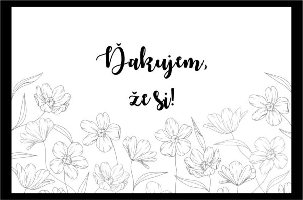 ČOKOLÁDOVÁ POHĽADNICA "Ďakujem, že si!"