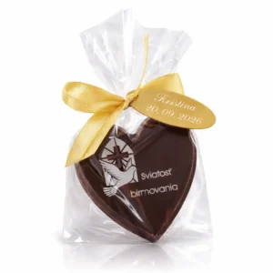 Čokoládka na birmovku srdiečko